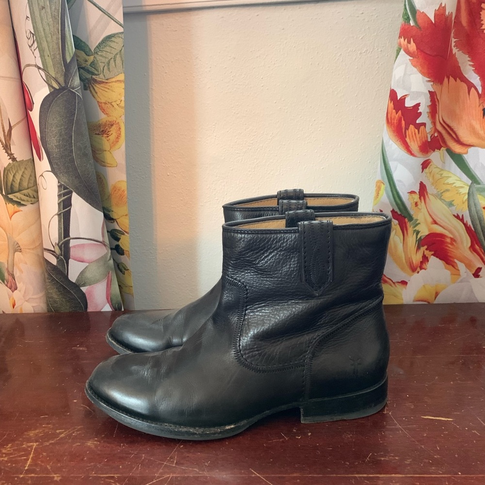 Frye Black Booties